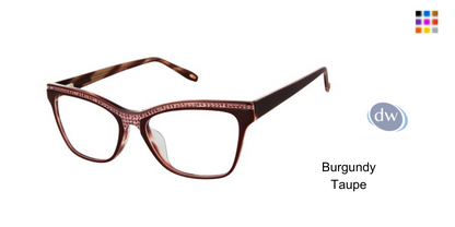 Burgundy Taupe                  VICTOR GLEMAUD X TURA VGO024 Eyeglasses