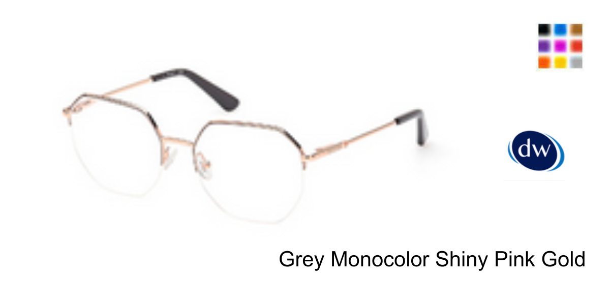 Grey Monocolor Shiny Pink Gold