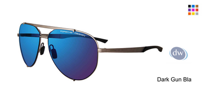 PORSCHE DESIGN P8920 Sunglasses Dark Gun Bla