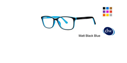 Matt Black Blue