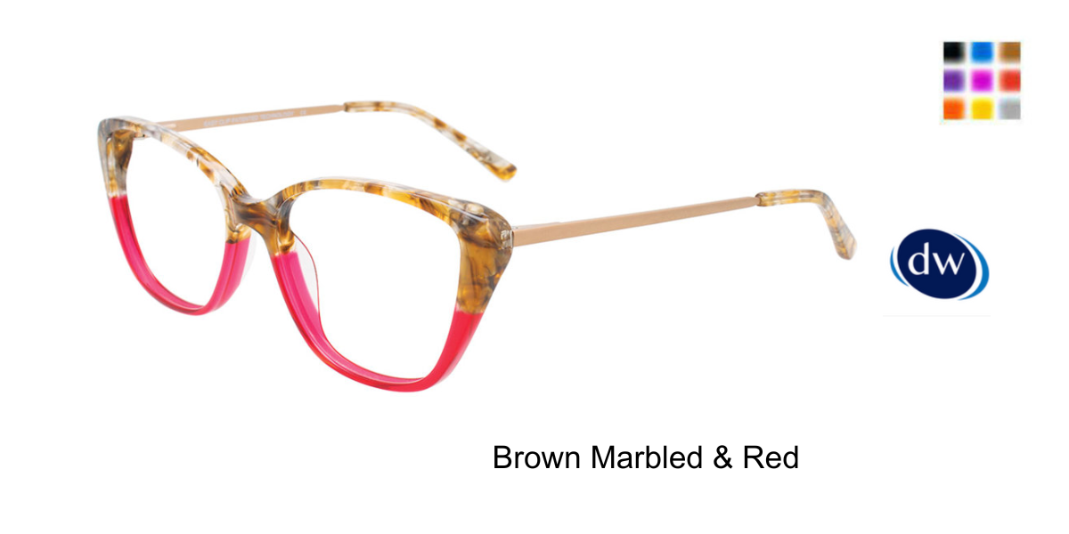 Brown Marbled Red