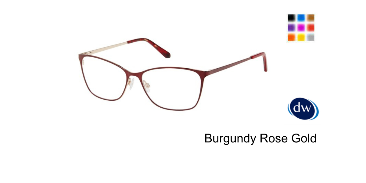 Burgundy/Rose Gold
