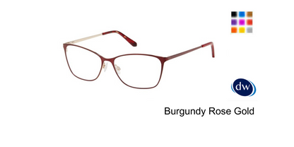 Burgundy/Rose Gold