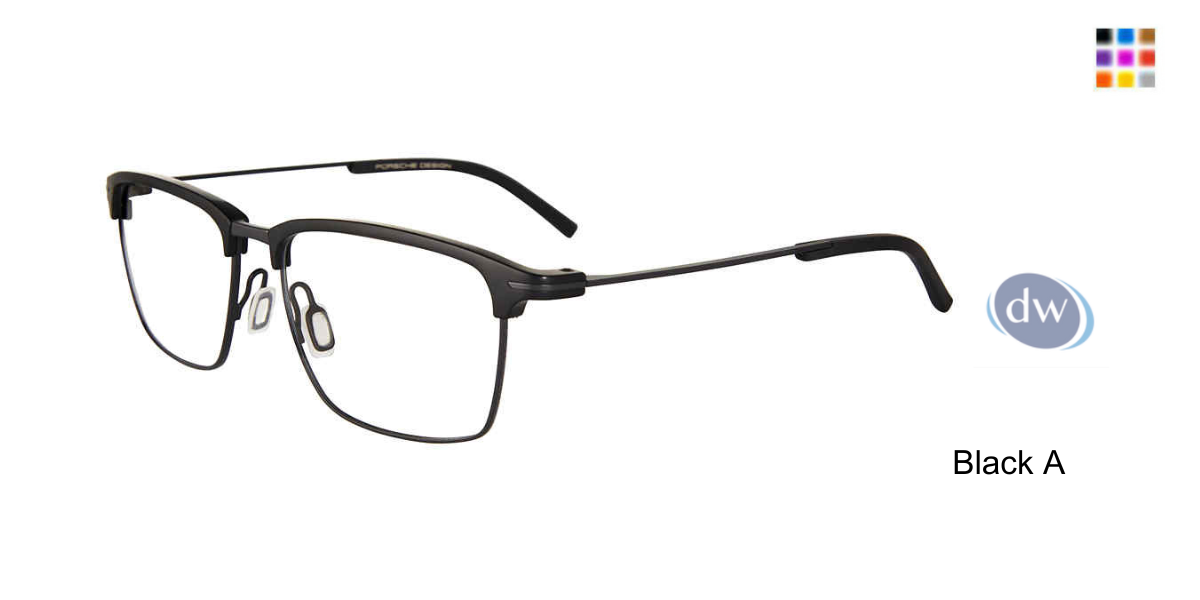 PORSCHE DESIGN P8380 Eyeglasses Black