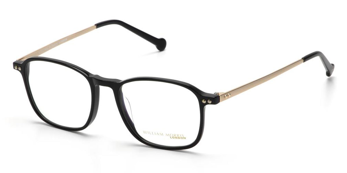 Black/Gold William Morris London WM55008 Eyeglasses.