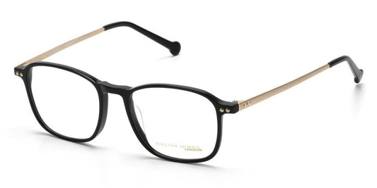 Black/Gold William Morris London WM55008 Eyeglasses.