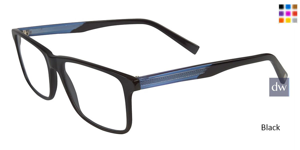 Black John Varvatos V374 Eyeglasses.