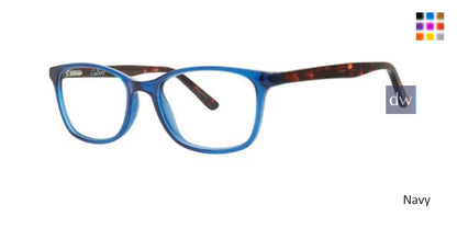 Navy Gallery Finley Eyeglasses.
