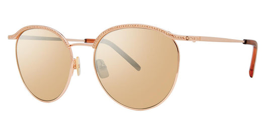 Crystal Rose Gold Vera Wang Felicia Sunglasses.