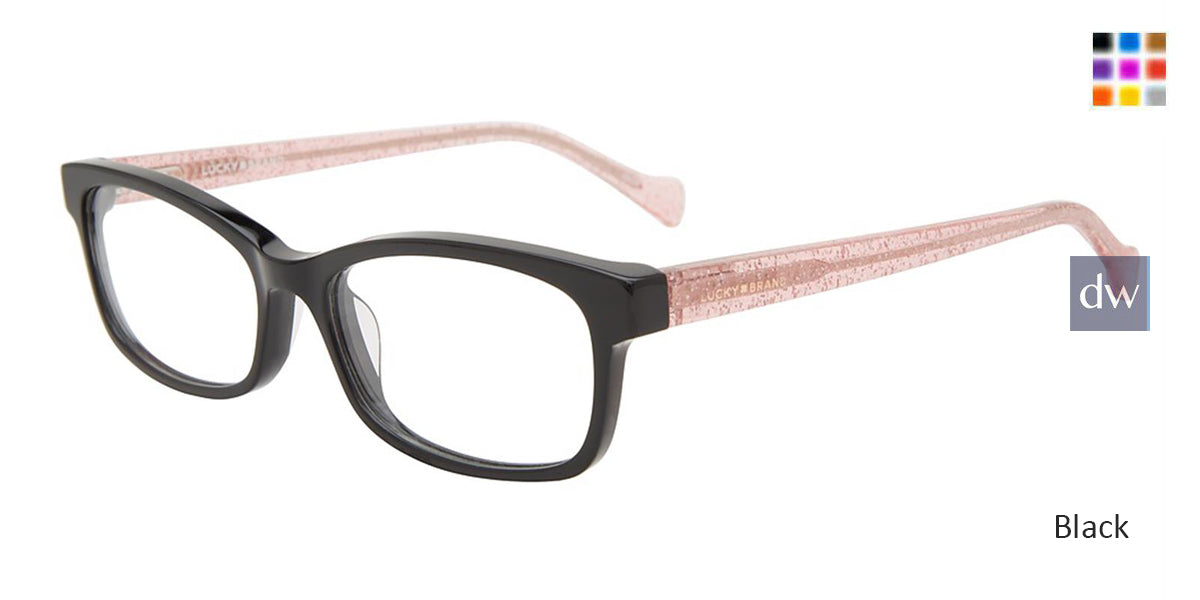 Black Lucky Kid VLBD727 Eyeglasses