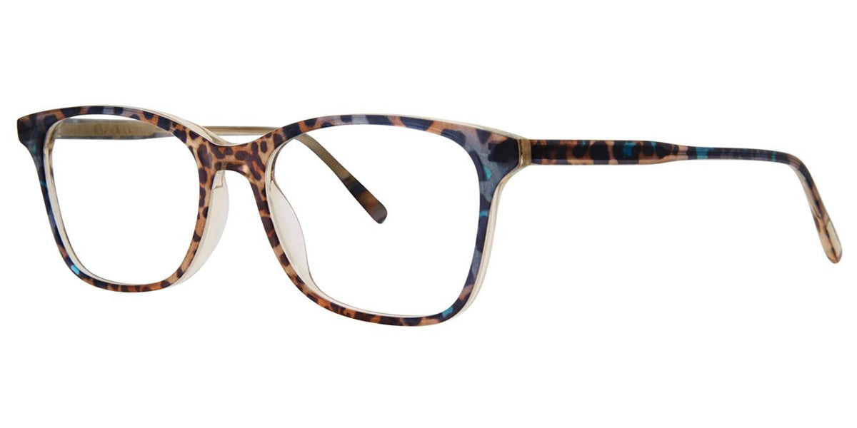 Azure Cheetah Vera Wang V579 Eyeglasses.