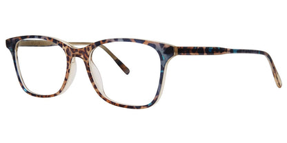 Azure Cheetah Vera Wang V579 Eyeglasses.