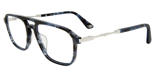 Blue (09PP) Police VPLD13 Eyeglasses.