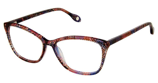 S401-INDIGO-ROSEWOOD Fysh F-3698 Eyeglasses