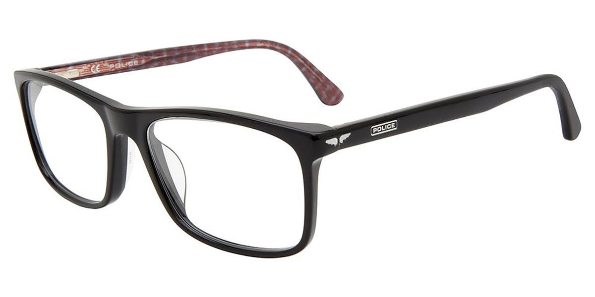 Black (0700) Police VPLD03 Eyeglasses.