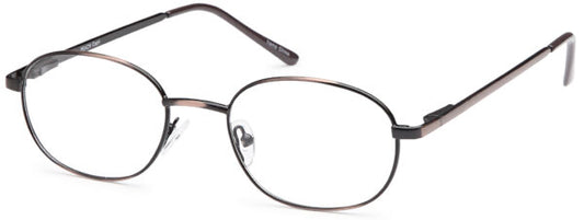 Antique Brown Capri Peachtree Peach Black Eyeglasses