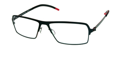 Matte Black Free-Form FFA924 Eyeglasses