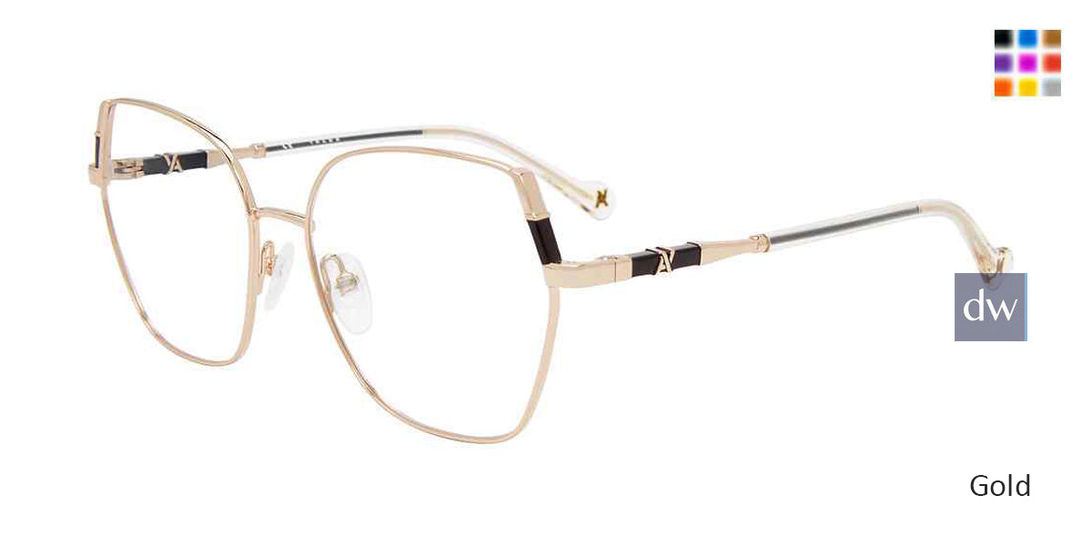 Gold Yalea VYA016 Eyeglasses