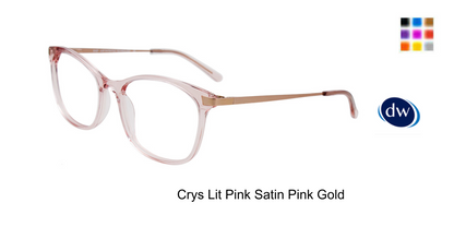 Crys Lit Pink Satin Pink Gold