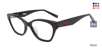 Black Fila VFI186 Eyeglasses