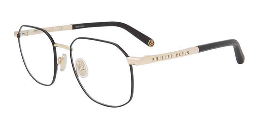Black Philipp Plein VPP020M Eyeglasses.