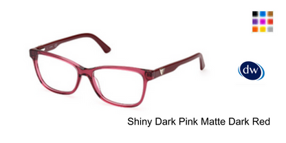 Shiny Dark Pink Matte Dark Red