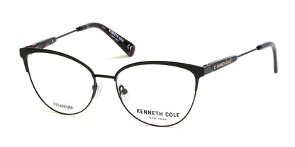 Shiny Black Kenneth Cole New York KC0301 Eyeglasses.