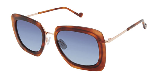 Demi Amber/Blue Gradient Mini 747016 Sunglasses.