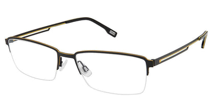 Evatik E-9218 Eyeglasses BLACK LEMON
