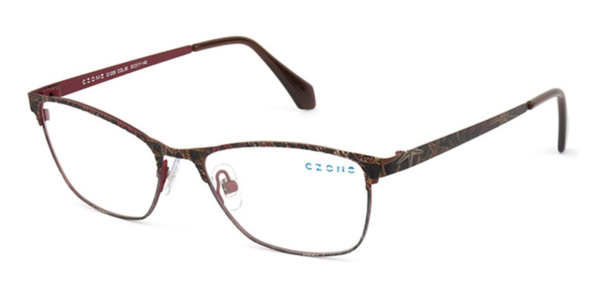 Black/Red C-Zone Q1206 Eyeglasses.