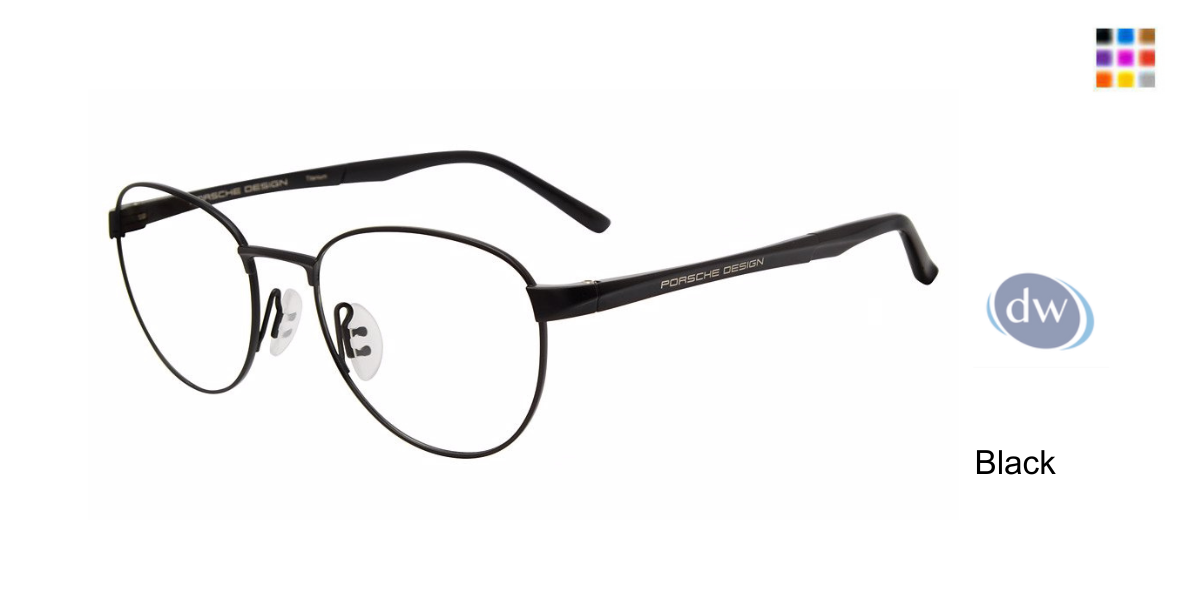PORSCHE DESIGN P8369 Eyeglasses Black