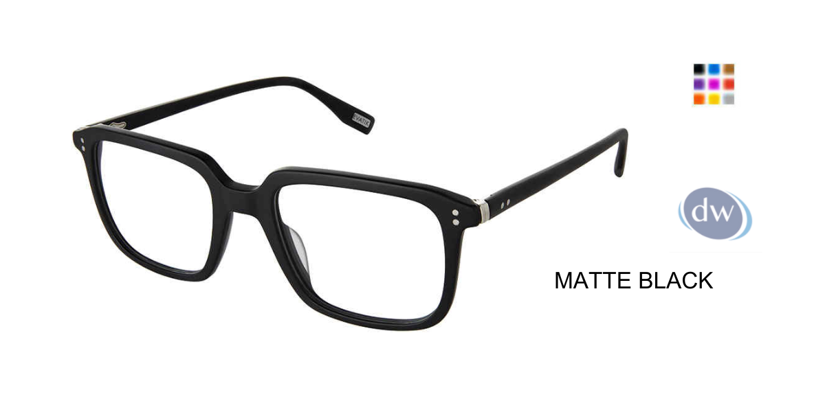 EVATIK E-9250 Eyeglasses Matte Black