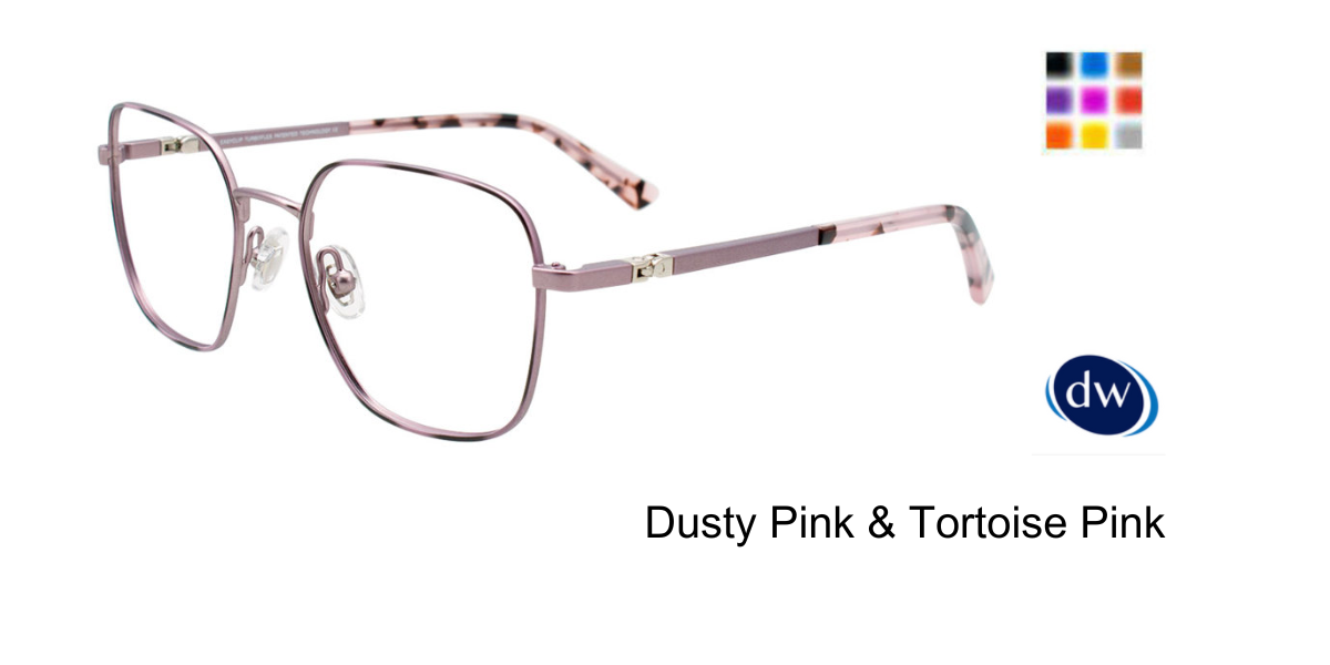 Dusty Pink & Tortoise Pink