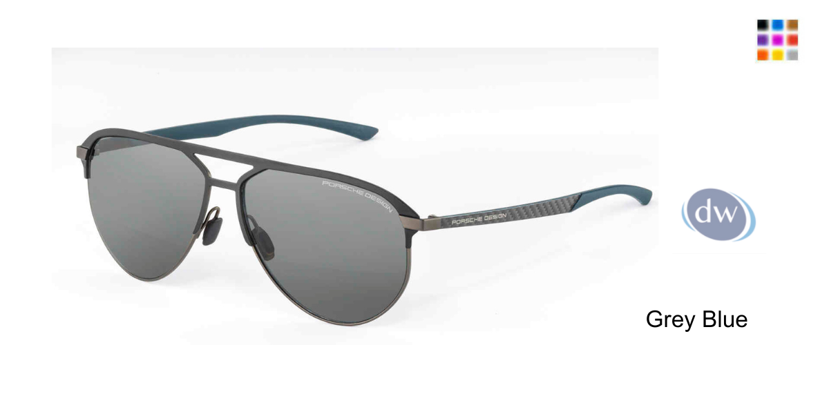 PORSCHE DESIGN P8754 Eyeglasses Grey Blue