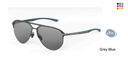 PORSCHE DESIGN P8754 Eyeglasses Grey Blue