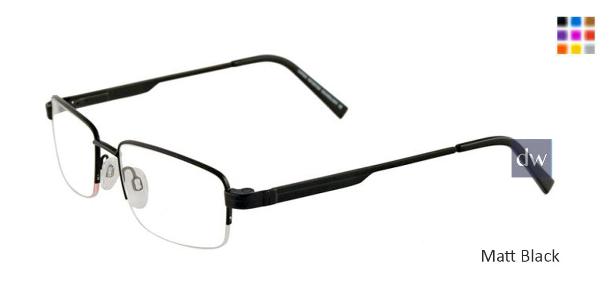 Matt Black Cargo C5036 Eyeglasses.