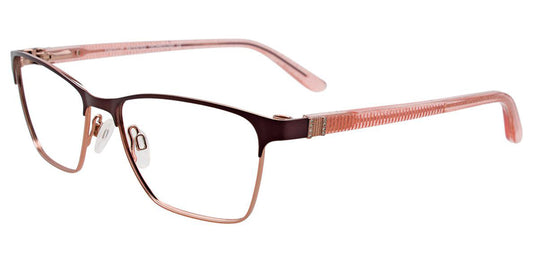 Satin Dark Brown Light Pink