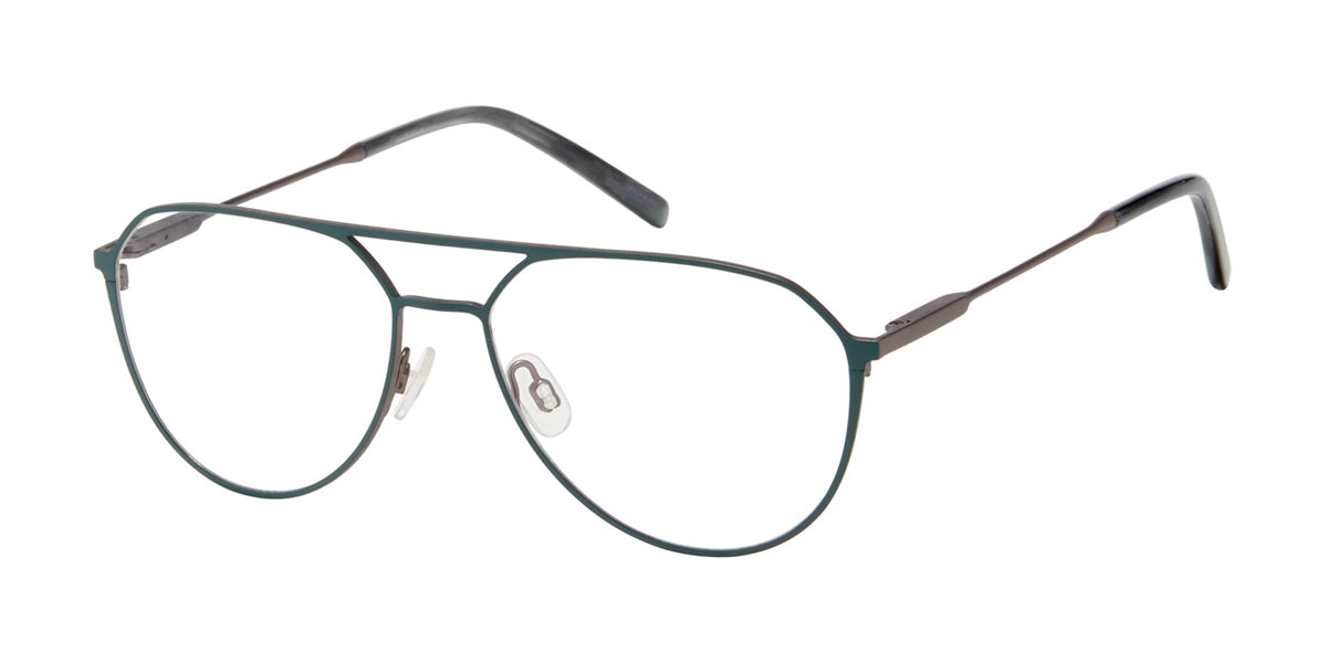 Olive/Dark Gunmetal Mini 764007 Eyeglasses.
