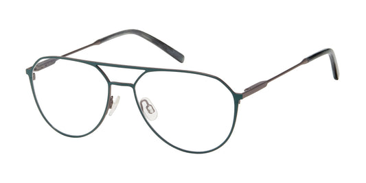 Olive/Dark Gunmetal Mini 764007 Eyeglasses.