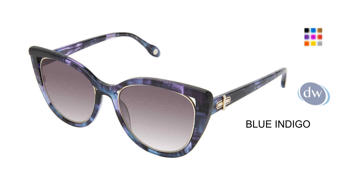 FYSH F-2061 Sunglasses Blue Indigo