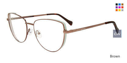 Brown Lucky Brand VLBD122 Eyeglasses