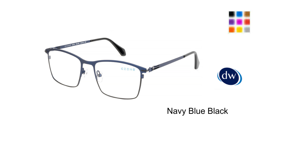 Navy Blue  Black