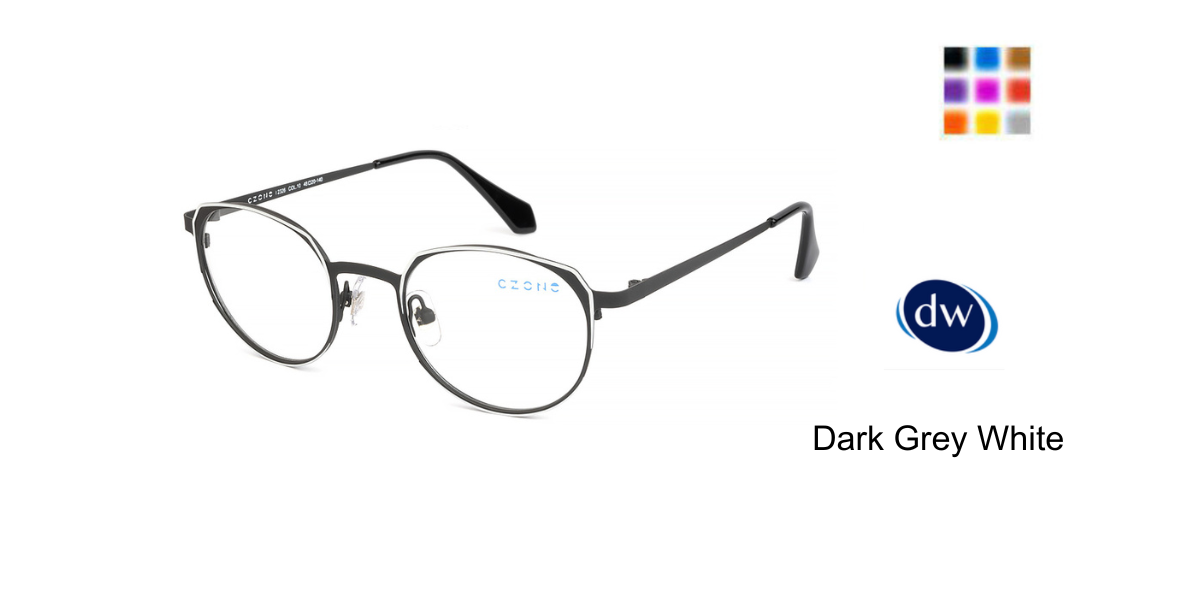 Dark Grey White