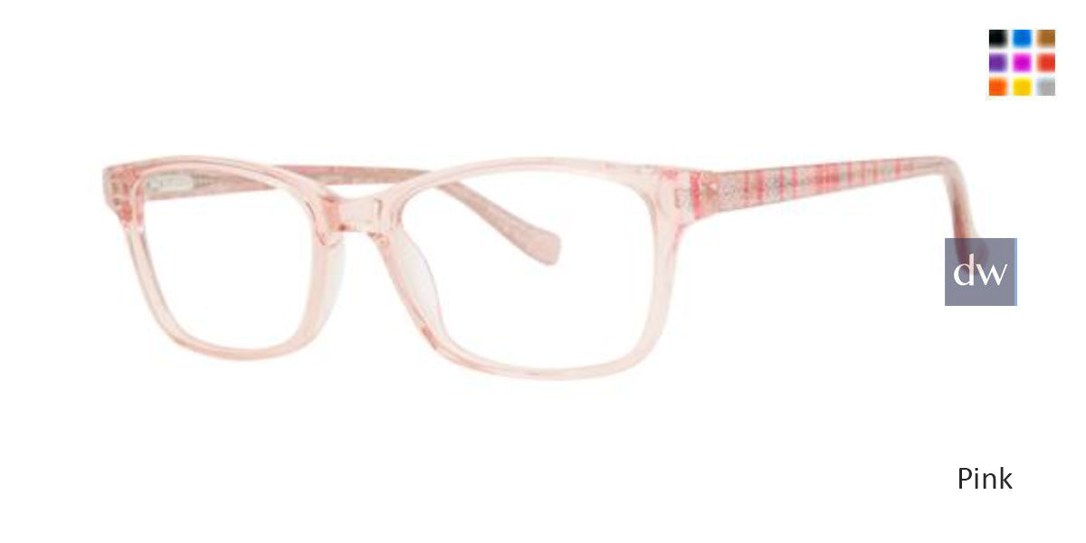 Pink Kensie Girls RX Shimmer Eyeglasses - Teenager