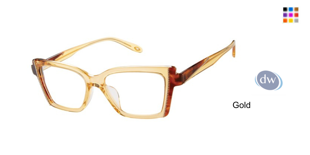 Gold         VICTOR GLEMAUD X TURA VGO007 Eyeglasses