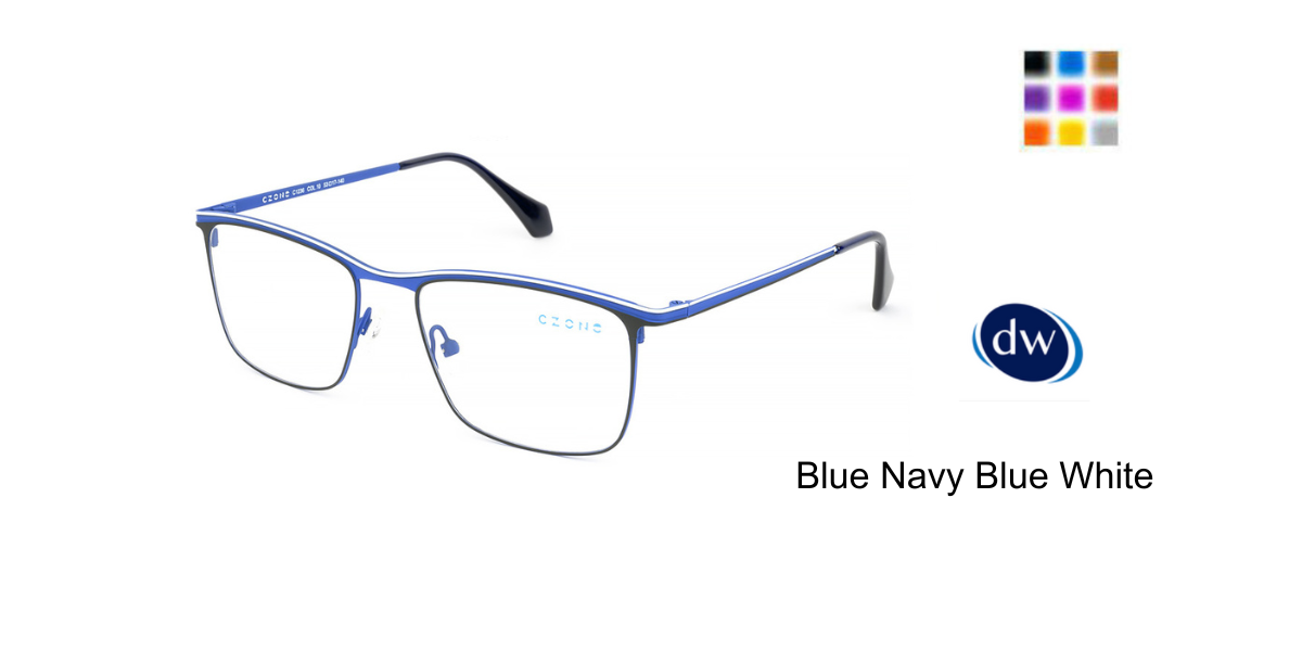 Blue Navy Blue White