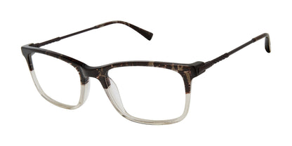 Black/Crystal Buffalo BM001 Eyeglasses.