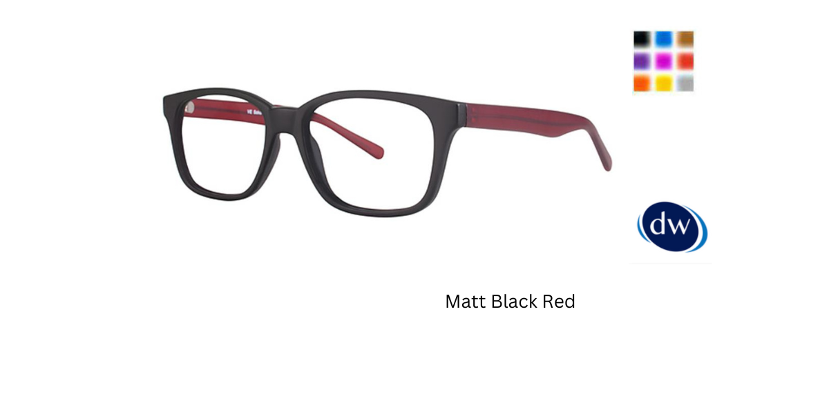 Matt Black Red