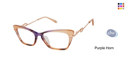 Purple Horn                 VICTOR GLEMAUD X TURA VGO020 Eyeglasses