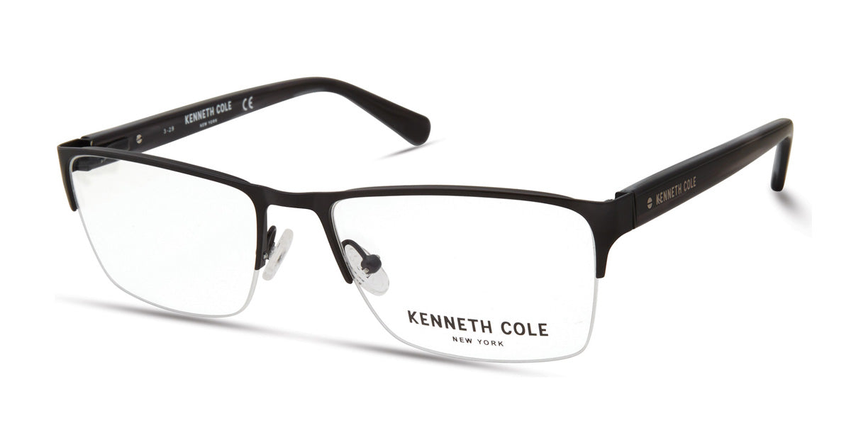 Matte Black Kenneth Cole New York KC0313 Eyeglasses.